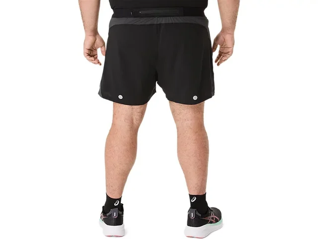 Asics Herre Shorts Road 5in S Lett løpeshorts -Black 