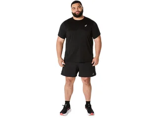 Asics Herre Shorts Road 5in Lett l&#248;peshorts -Black