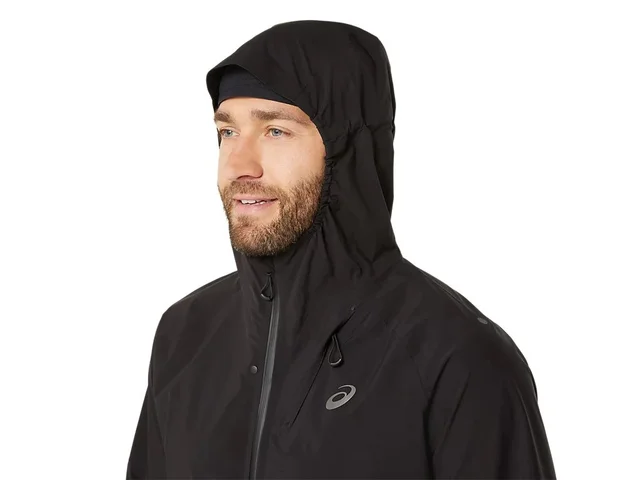 Asics Herre Jakke Metarun Waterproof S Vanntett løpejakke -Black 
