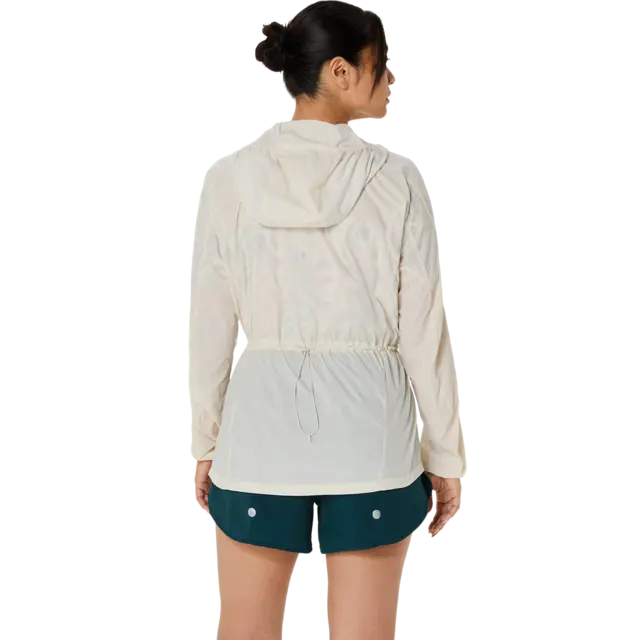 Asics Dame Jakke Road Packable XL Regn- og vannavstøtende løpejakke - Bi 