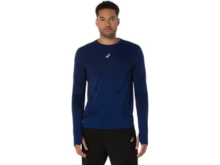 Asics M Tr&#248;ye Road Seamless LS S&#248;ml&#248;s lett og luftig l&#248;petr&#248;ye - MidN