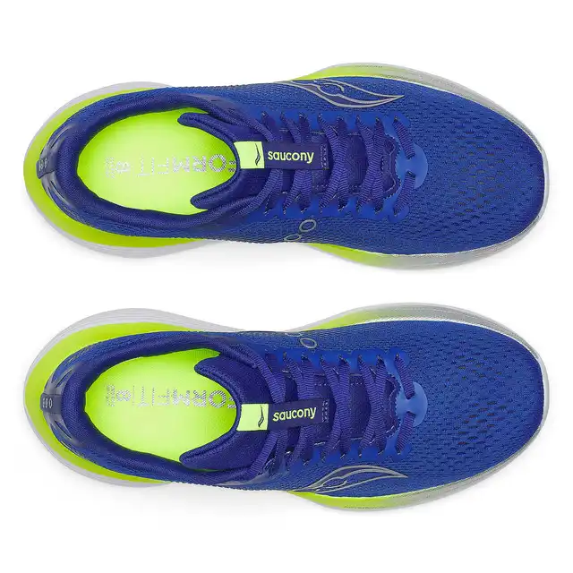 Saucony Løpesko M Endorphin Trainer 46 Mengde sko med stiv såle LAPIS/CITRON 