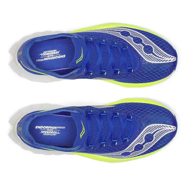 Saucony Løpesko M Endorphin Pro 4 42 Rask konkurransesko LAPIS/CITRON 