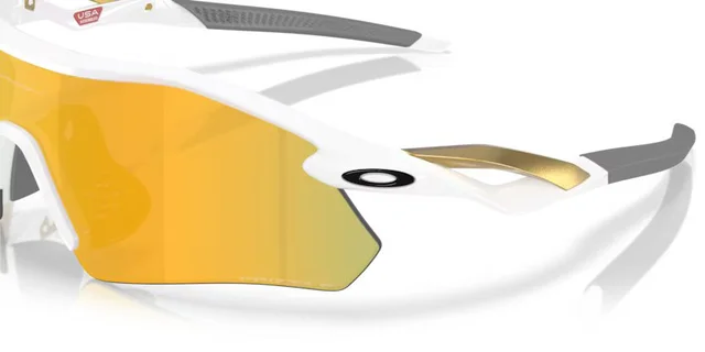 Oakley Radar Plate Prizm 24k Polarized Polished White - prizm 24k 