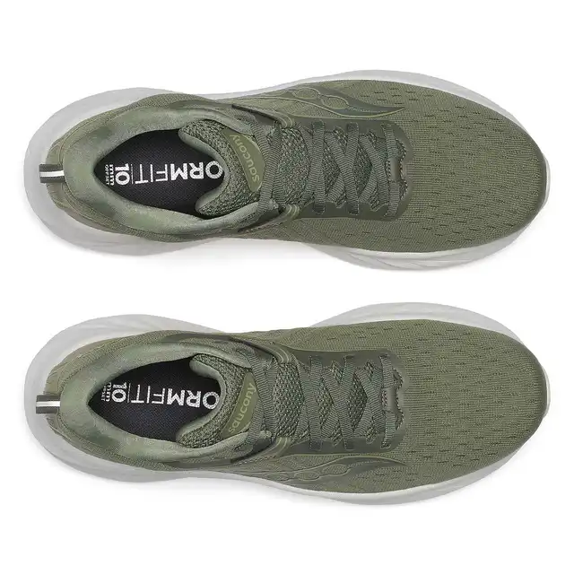 Saucony Løpesko M Triumph 22 46 Behagelig fulldempet løpesko - Olivine 