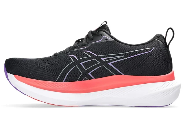 Asics Herre Løpesko Glideride Max 44,5 Løpesko med god demping -  Bl/FlRed 