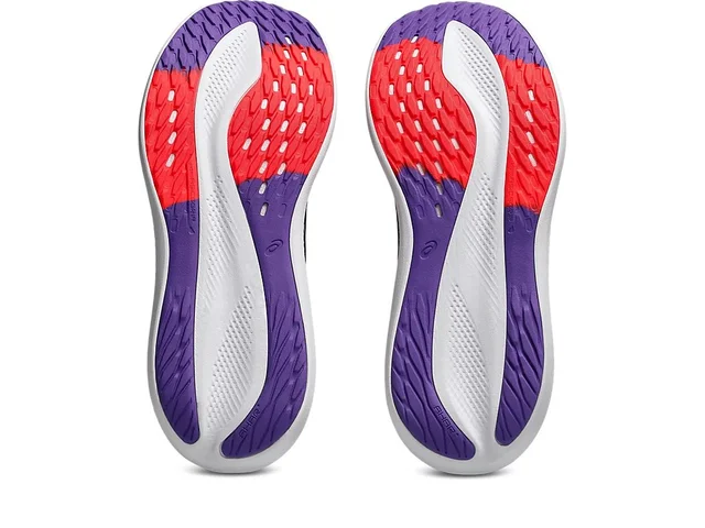 Asics Herre Løpesko Glideride Max 41,5 Løpesko med god demping -  Bl/FlRed 