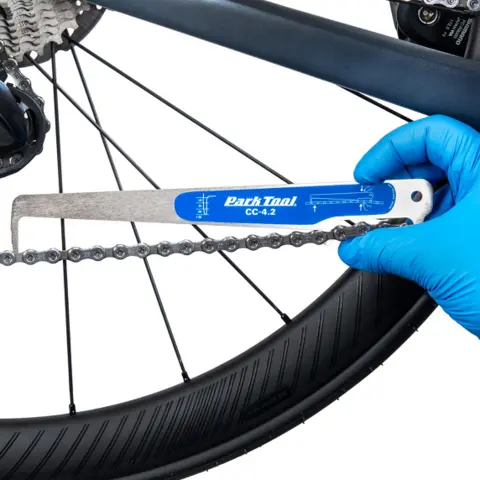 ParkTool Måleverktøy Kjede CC-4.2 Måler strekk i kjedet fra 0 til 1% 5-12s 