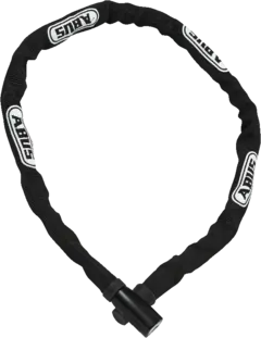 Abus Kjettinglås 4804K/110 Black Enkel kjettinglås med nøkkel