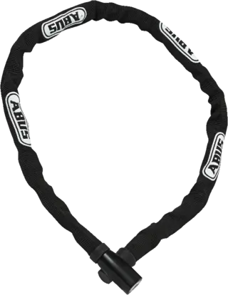Abus Kjettingl&#229;s 4804K/110 Black Enkel kjettingl&#229;s med n&#248;kkel
