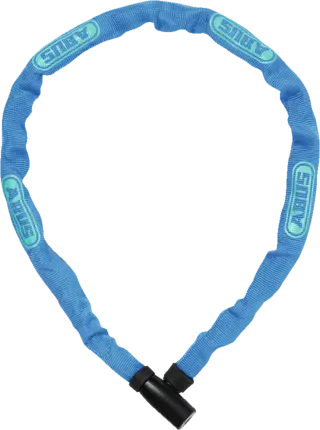 Abus Kjettingl&#229;s 4804K/75 Blue Enkel sykkell&#229;s med n&#248;kkel
