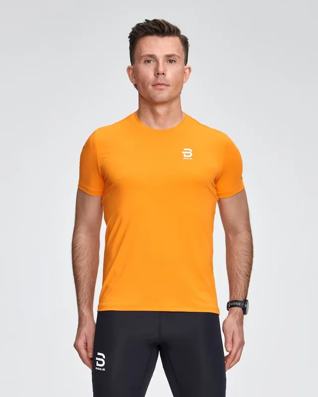 Dæhlie Herre T-Skjorte Tempo XXL Lett og luftig t-skjorte til løping - Or 