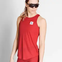 SAYSKY Dame Singlet Reactive Flow M Lett, luftig og stilig løpesinglet - Red