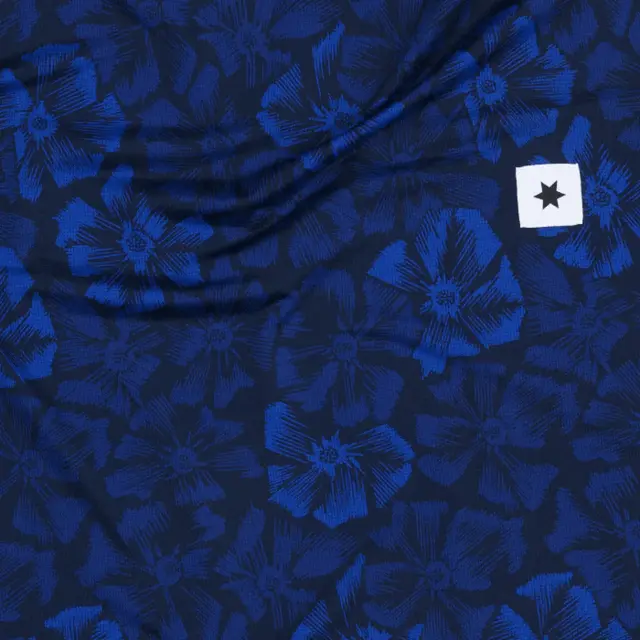 SAYSKY Dame Trøye Combat Flower SS XS Lett, teknisk og stilig løpetrøye - Blue 