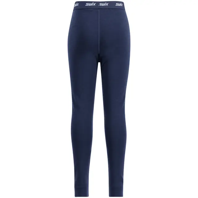 Swix Jr Bukse RaceX Merino 134/140 Ullbukse til barn Dark navy 