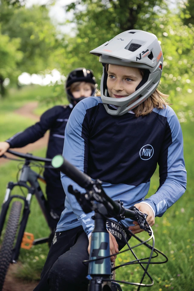 Abus Sykkelhjelm YouDrop FF S Full-face sykkehjelm til barn og jr - Bl 