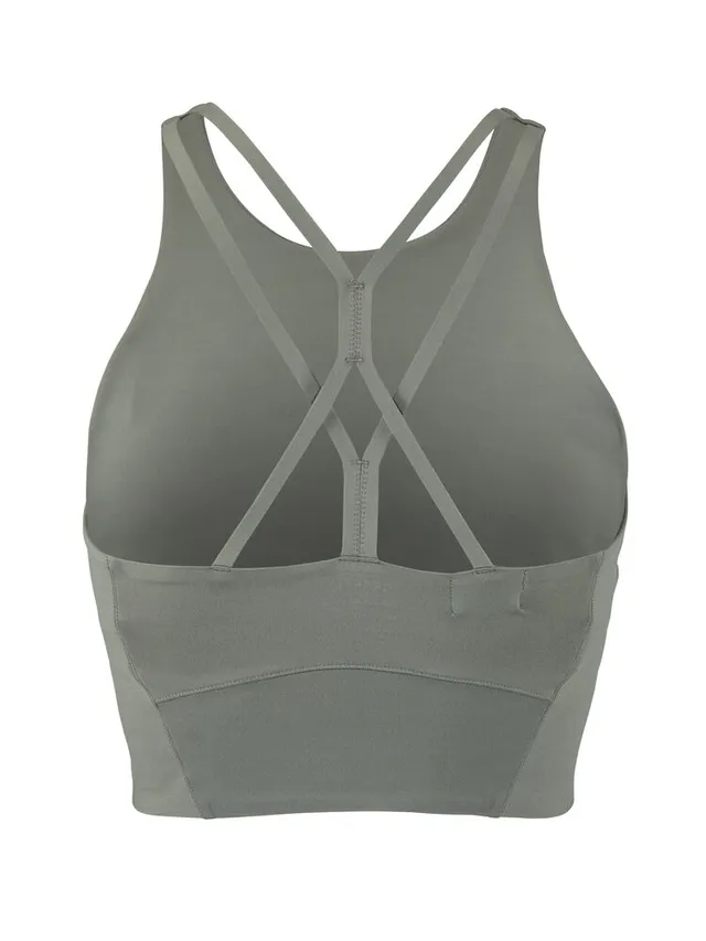 Craft W Singlet Collective Cropped S myk og elastisk treningssinglet - Leaf 