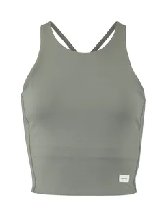 Craft W Singlet Collective Cropped S myk og elastisk treningssinglet - Leaf
