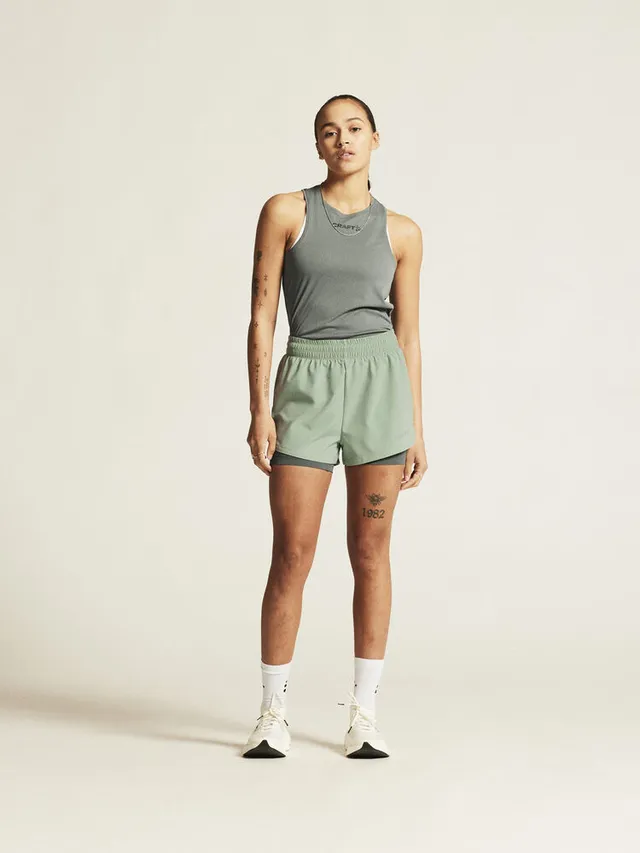 Craft W Shorts 2in1 Adv Essence 2 L Treningsshorts med innertights - Gl 