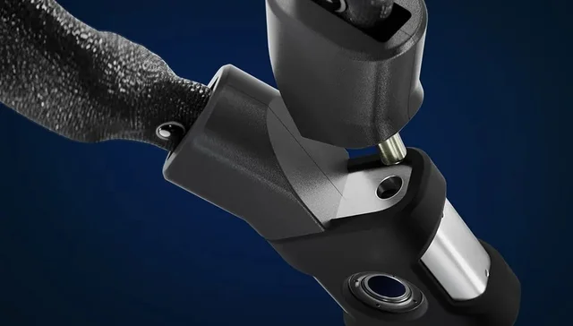 Abus Kjettinglås Yardo 7807F/110 Black Lynrask lås med fingeravtrykkscanner 