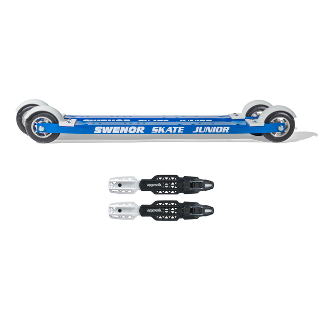 Swenor Skate Junior Blue Rulleski Retningsstabil rulleskipakke til jr. RM1 