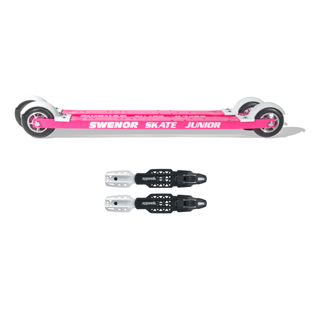 Swenor Skate Junior Pink Rulleski Retningsstabil rulleskipakke til jr. RM1 