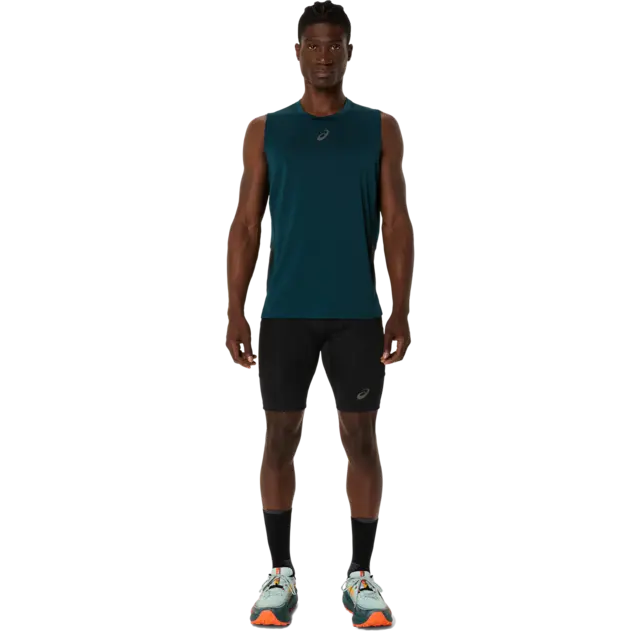 Asics M Shorts Fujitrail Elite XL Behagelig og praktisk løpetights - Bl 