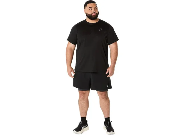 Asics Herre Shorts Road 2N1 5IN M Lett, fleksibel og pustende løpeshorts 