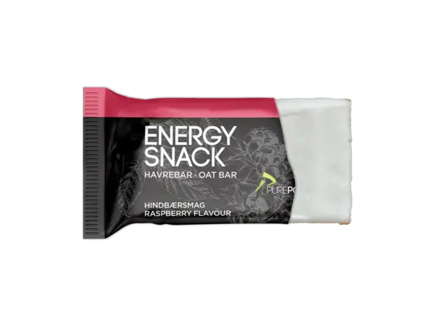 PurePower Energibar Bringebærsmak Velsmakende energibar, 60g 