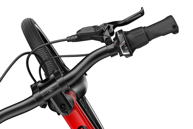 Woom 4 Explore Barnesykkel 20" Red Optimalisert barnesykkel med skivebrems 