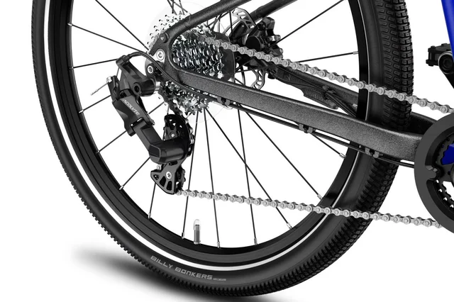 Woom 5 Explore Barnesykkel 24" Blue Lett og komfortabel sykkel 125-145cm 