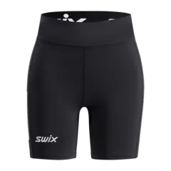 Swix Dame Pace High Waist Kort Tights L Teknisk løpetights med høy midje - Bl