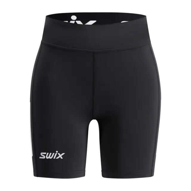 Swix Dame Pace High Waist Kort Tights L Teknisk løpetights med høy midje - Bl 