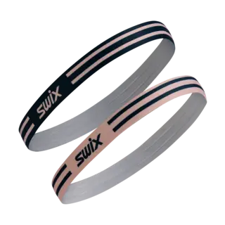 Swix Elastic Hairband 2pk OS Hårbånd til trening som sitter godt - Da