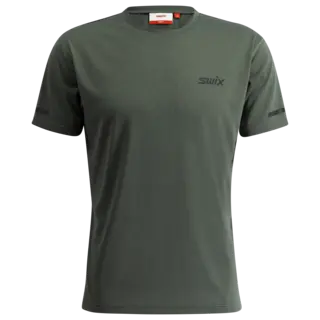 Swix Herre Trøye Pace SS Teknisk t-skjorte til løping - Pine