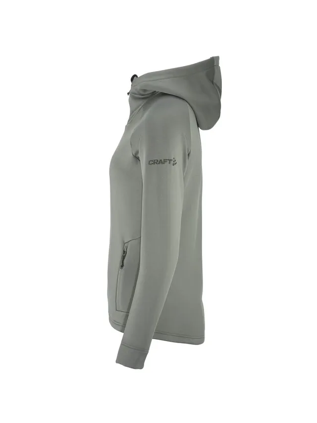 Craft W Adv Explore Power Fleece XS Fleecejakke med svært god varme - Leaf 