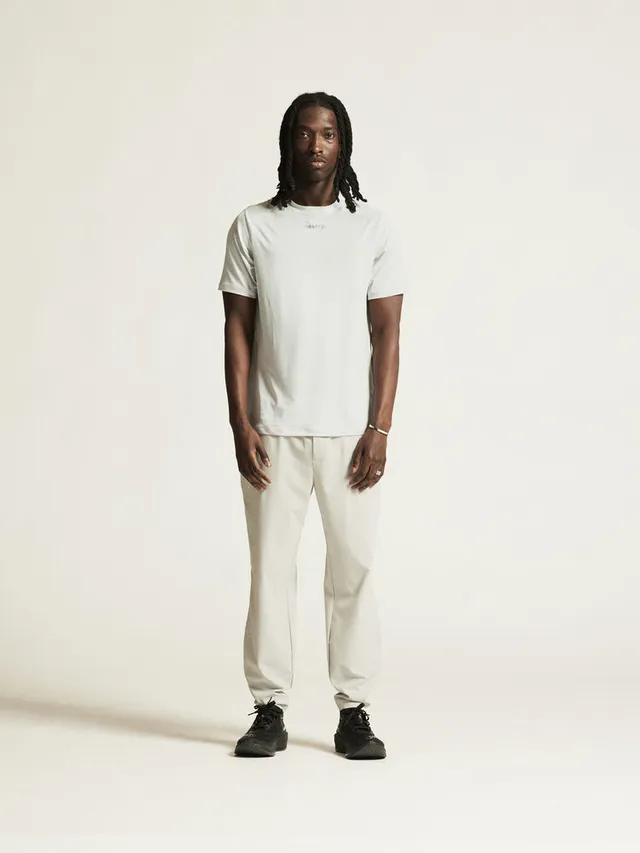 Craft M Trøye SS Adv Essence 2 XXL Funksjonell trenings-t-skjorte - Cloud 