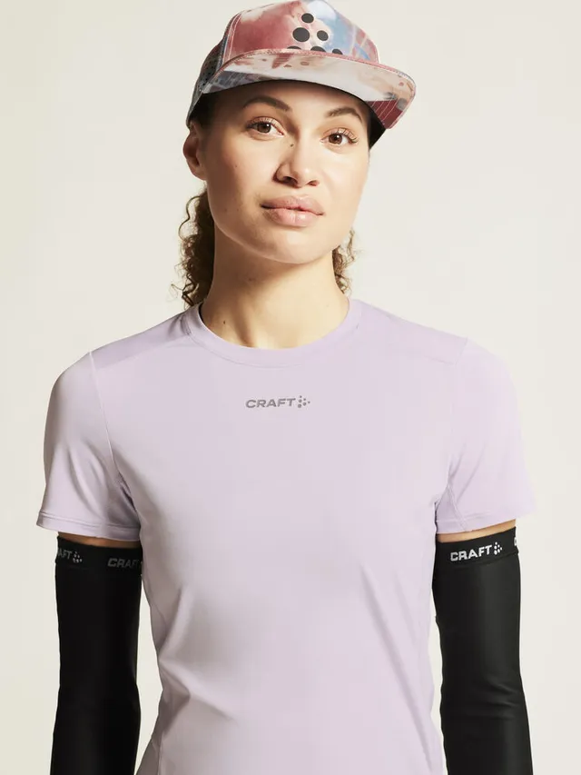 Craft W Trøye SS Adv Essence 2 M Funksjonell trenings-t-skjorte - Aster 