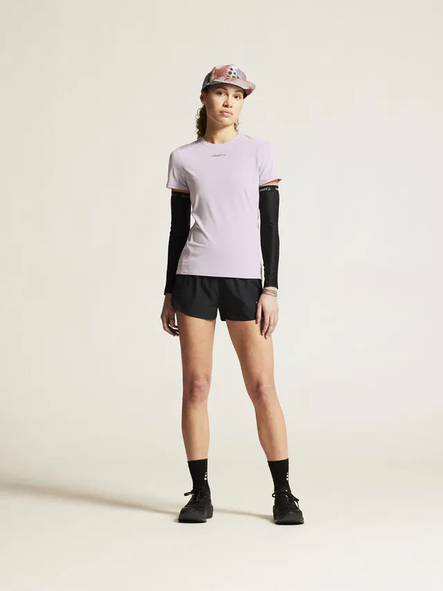 Craft W Trøye SS Adv Essence 2 M Funksjonell trenings-t-skjorte - Aster 