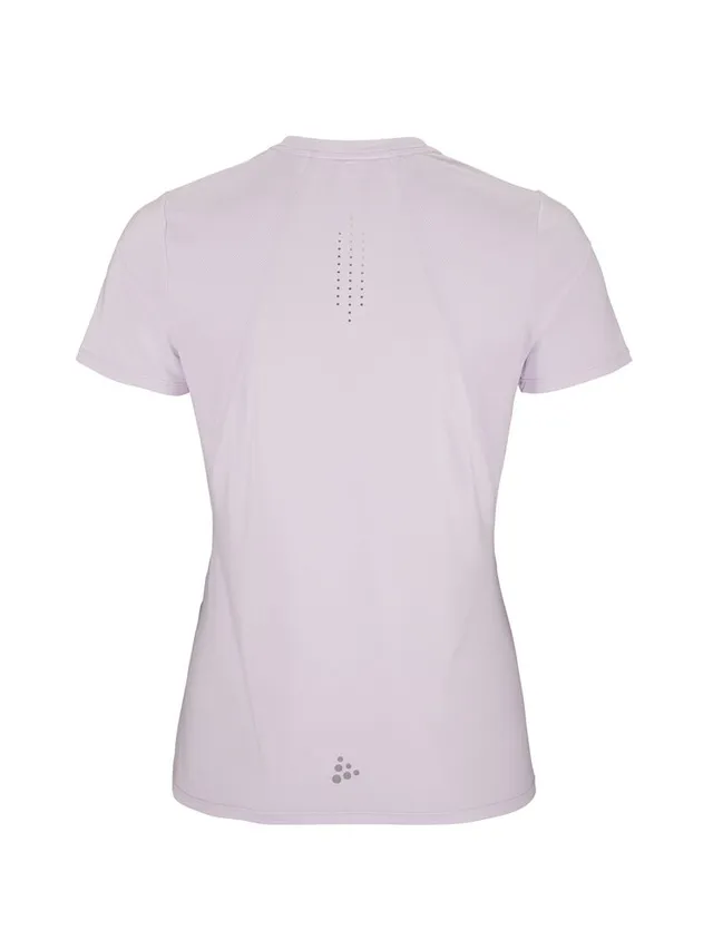 Craft W Trøye SS Adv Essence 2 XL Funksjonell trenings-t-skjorte - Aster 