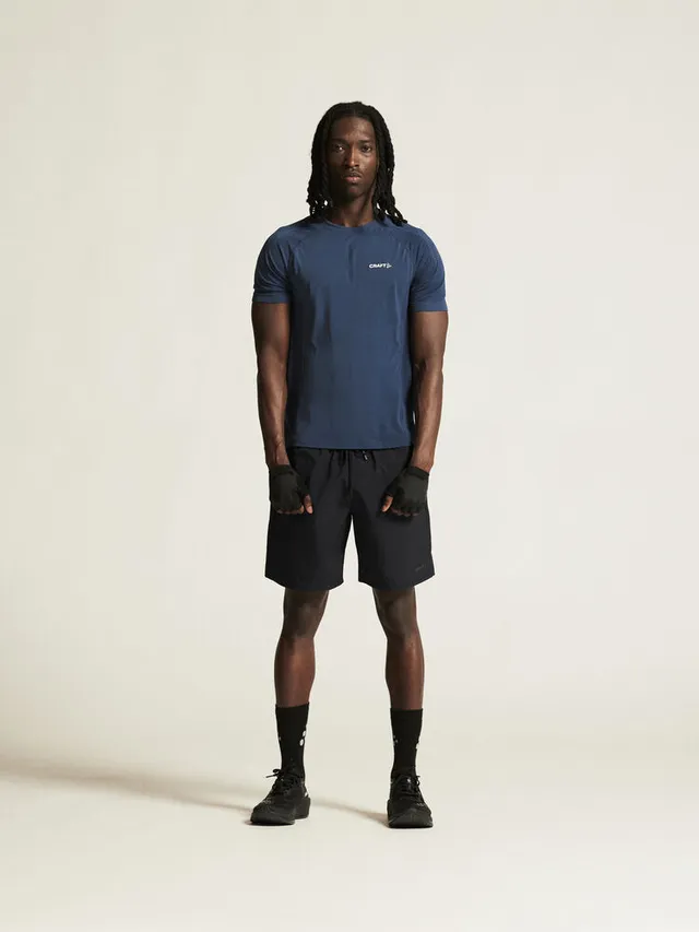 Craft M Trøye SS Cool Intensity XL Tynn t-skjorte til intensiv trening Lake 