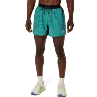 Asics Herre Shorts Fujitrail 5in Lett og luftig l&#248;peshorts - RaLa