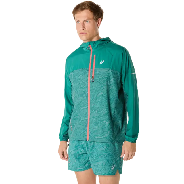 Asics M Jakke Fujitrail  Wind M Allsidig løpejakke i regn og vind - Ra 