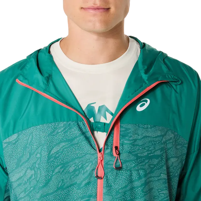 Asics M Jakke Fujitrail  Wind M Allsidig løpejakke i regn og vind - Ra 