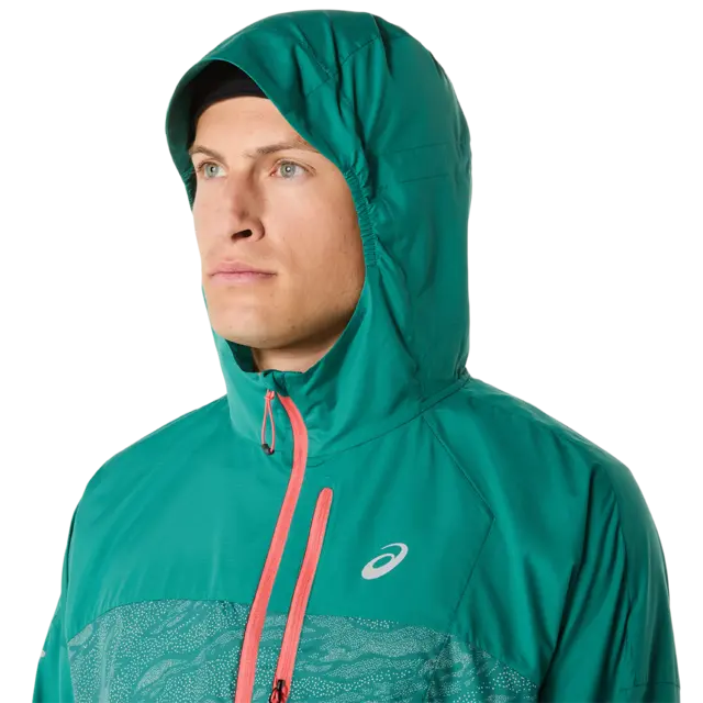 Asics M Jakke Fujitrail  Wind M Allsidig løpejakke i regn og vind - Ra 