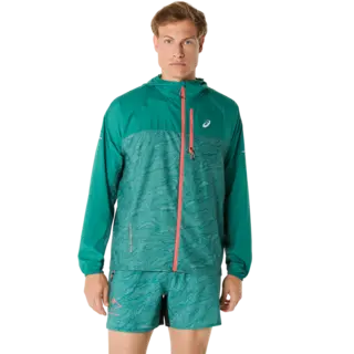 Asics M Jakke Fujitrail  Wind Allsidig løpejakke i regn og vind - Ra