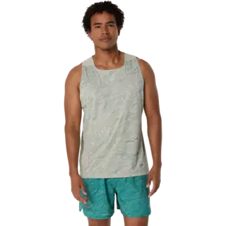 Asics Herre Singlet Fujitrail Meget komfortabel l&#248;pesinglet - WhSa