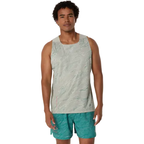 Asics Herre Singlet Fujitrail Meget komfortabel løpesinglet - WhSa