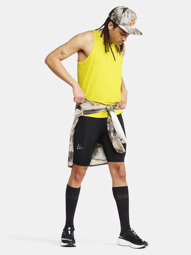 Craft M Pro Hypervent Short Tights 2 XL Kort løpetights, utviklet for løping, bl 