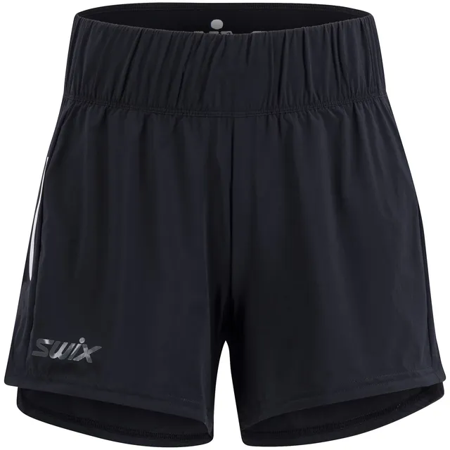 Swix Dame Shorts Pace Light L Lett løpeshorts til varme dager Black 